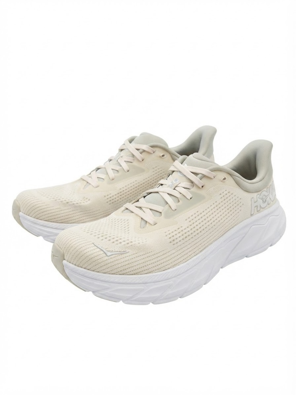 Hoka Arahi 7 Men's Running Shoes Size 9.5D Oat Milk Barley Cushioned Sneakers